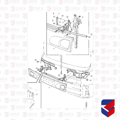 Carcaca Entrada Ar Scania S4 R LD 1427431 1198S Globo
