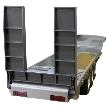 Carreta Truck Trailer Controle Remoto Cinza Bester