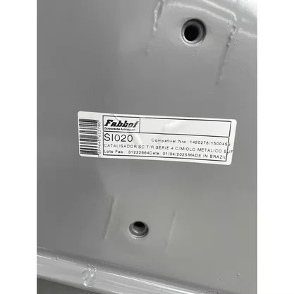 Catalisador Scania 124 S4 S5 1420278 1500455 SI020 Fabbof