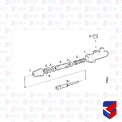 Cilindro Mestre Embreagem Scania 112 113 Antigo BrCompany