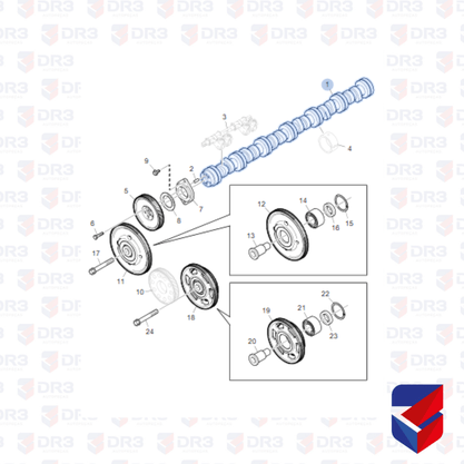 Comando de Valvulas Scania Euro 5 STD 1832378 CO681 Original