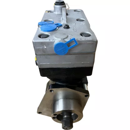 Compressor Ar Mercedes Benz Axor OM457 2 Cilindros Com Furo Wabco