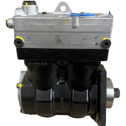 Compressor Ar Mercedes Benz Axor OM457 2 Cilindros Com Furo Wabco