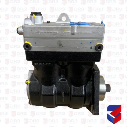 Compressor Ar Mercedes Benz Axor OM457 2 Cilindros Com Furo Wabco