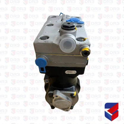 Compressor Ar Mercedes Benz Axor OM457 2 Cilindros Com Furo Wabco