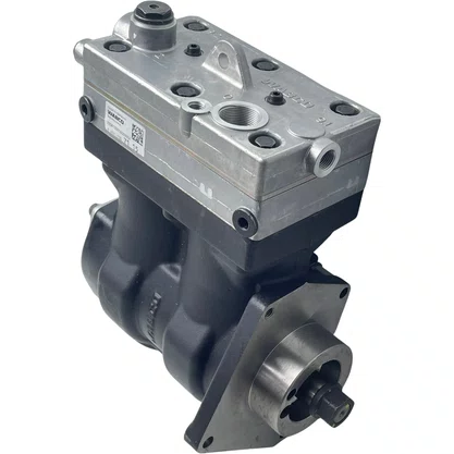 Compressor Ar Mercedes Benz Axor OM457 2 Cilindros Com Furo Wabco