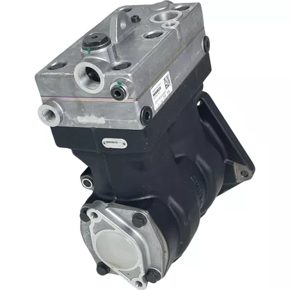 Compressor Ar Mercedes Benz Axor OM457 2 Cilindros Com Furo Wabco