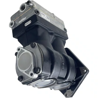 Compressor Ar Mercedes Benz Axor OM457 2 Cilindros Com Furo Wabco