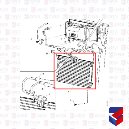 Condensador Ar Condicionado Scania S4 1449779 650380 Royce