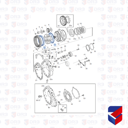 Cone Seletora Scania GRS900 1770058 1395624 74530399 Euroricambi