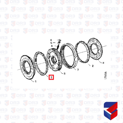 Cone Sincronizado Scania GRS900 1395623 1314058 1370151 Original