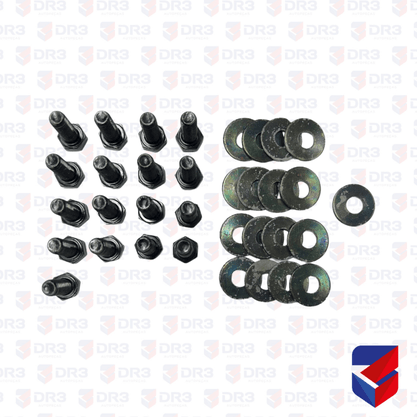 Conjunto Fixacao Tapa Sol Scania Highline 2014 Ate 2018 Fabbof