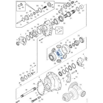 Cruzeta Caixa Equalizadora Scania RB662 1408169 74170894 Bester