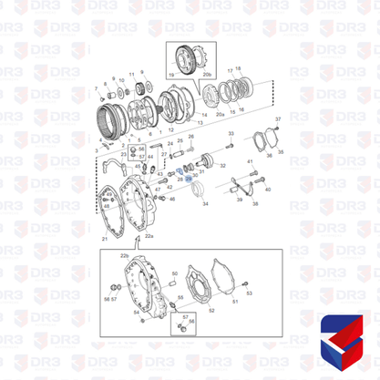 Cursor Asa Delta Cambio Seletora Scania 1305676 001075 114530 Original