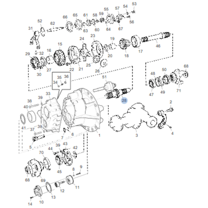 Eixo Diferencial Scania RB660 1422488 122911 1336290 Bester