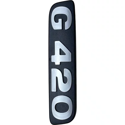 Emblema Painel Frontal Scania G420 Numero e Letra Antigo Cepam