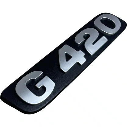 Emblema Painel Frontal Scania G420 Numero e Letra Antigo Cepam
