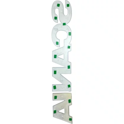 Emblema Painel Frontal Scania NTG Nome Scania 3014130 Cepam