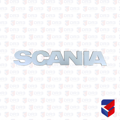 Emblema Painel Frontal Scania S5 Nome Scania 1495961 10337 Cepam