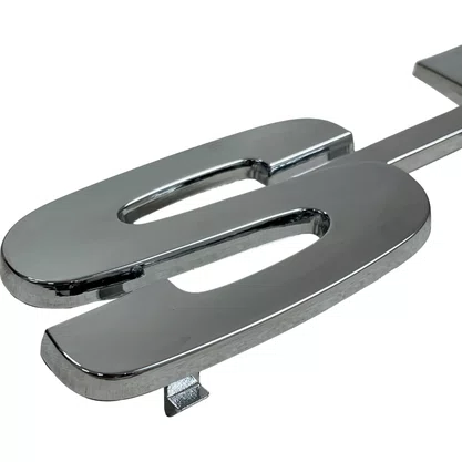 Emblema Painel Frontal Scania Super Escrita Cromado Cepam
