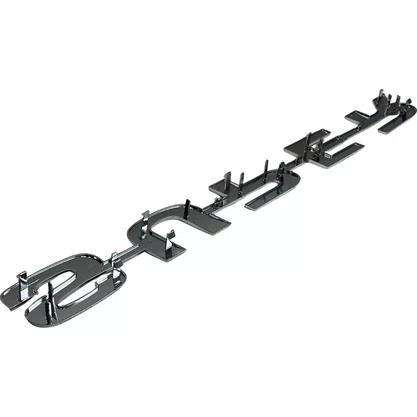 Emblema Painel Frontal Scania Super Escrita Cromado Cepam