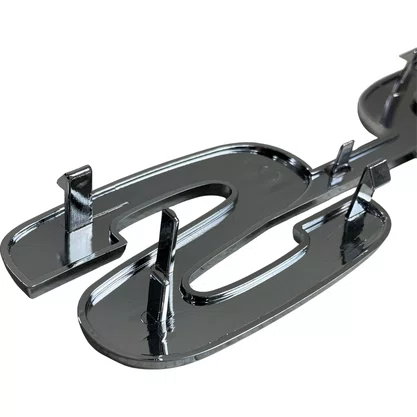 Emblema Painel Frontal Scania Super Escrita Cromado Cepam
