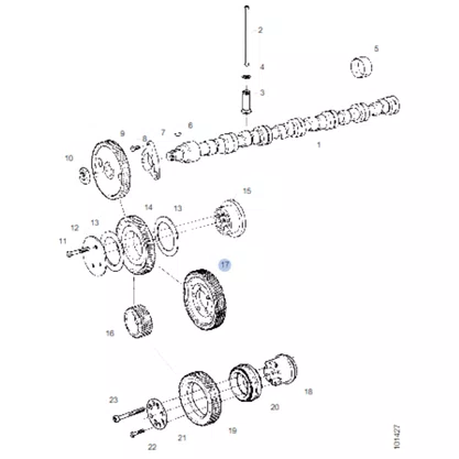 Engrenagem Bomba Injetora Scania 114 1350720 Original
