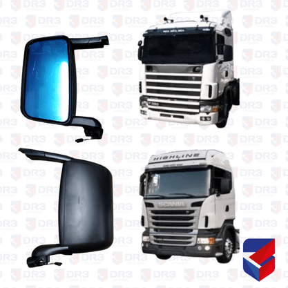 Espelho Retrovisor Scania Com Desembacador LE 1952573 Globo
