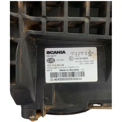 Farol Scania NTG Foco Simples LD 2674375 2674377 Original