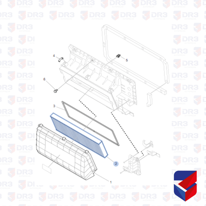 Filtro Ar Condicionado Scania NTG CU45004 Mann Filter