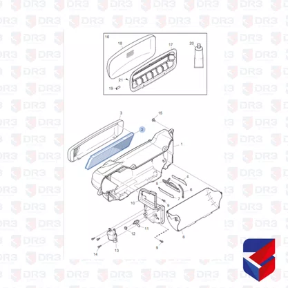 Filtro Ar Condicionado Scania S5 Euro 5 1770813 0986BF0608 Bosch
