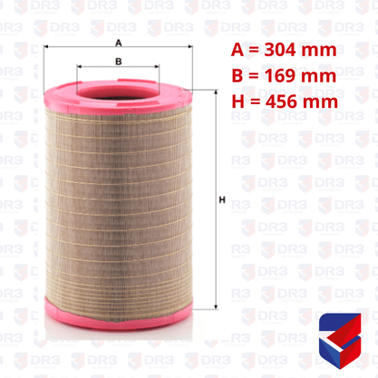 Filtro Ar Scania P Higline Sem Base 1335679 C310141 Mann Filter