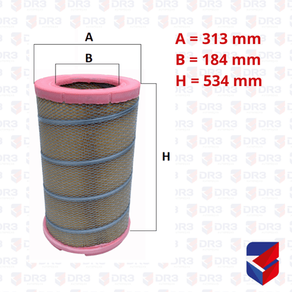 Filtro Ar Scania S4 1423414 1872152 TR3414 Turbo Filtros