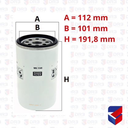 Filtro Diesel Volvo VM 270 WK1145 Mann Filter