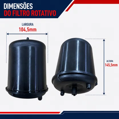 Filtro Rotativo Scania S5 Euro 5 NTG 2731875 131690 Bester