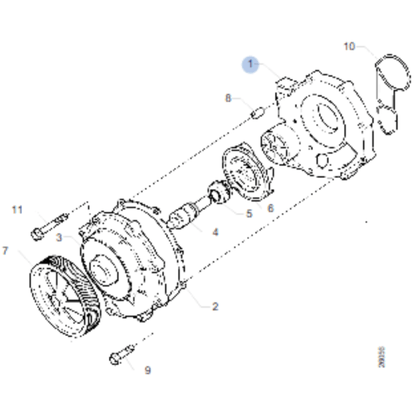 Flange Bomba Dagua Scania S4 1450153 006213 502703 Bester