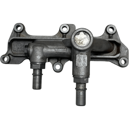 Flange Saida Radiador Oleo Caixa Scania Super G25 G33 Original