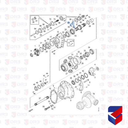 Garfo Diferencial Scania RB662 1737944 2125507 Original