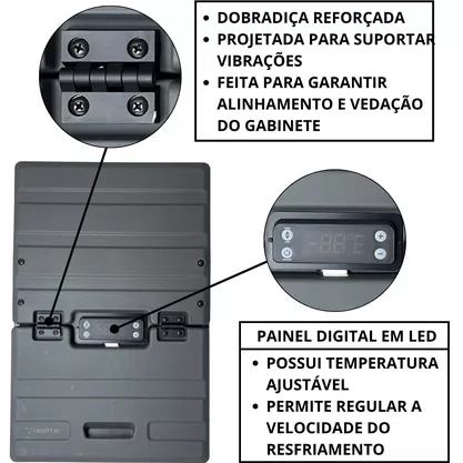 Geladeira Interna Volvo FH16 27L 12V 24V 30190000 125675 Resfriar