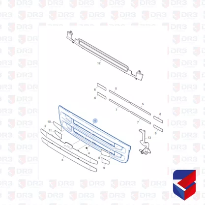 Grade Inferior Scania Ate 2012 1875843 1885933 10292 Cepam
