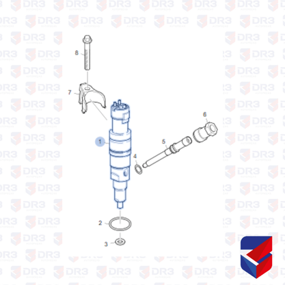 Injetor Common Rail Scania NTG 2488244 2428190 Original