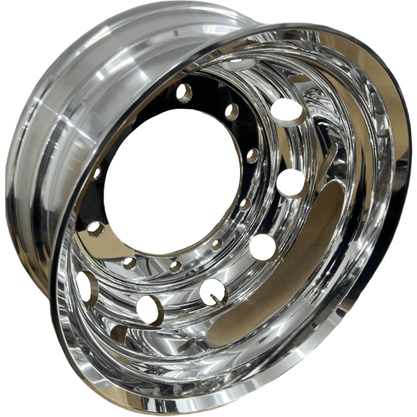 Jogo 12 Rodas Aluminio 22,5X8,25 Traseira Borda Larga Roadline