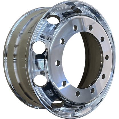 Jogo 2 Rodas Aluminio 22,5x8,25 Dianteiro Traseiro Borda Larga Bester