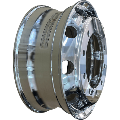 Jogo 2 Rodas Aluminio 22,5x8,25 Dianteiro Traseiro Borda Larga Bester