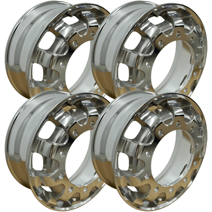 Jogo 4 Rodas Aluminio 22,5x8,25 New Speedline Dianteiro GT1 10 Furos