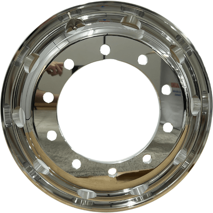 Jogo 4 Rodas Aluminio 22,5x8,25 Dianteiro Borda Larga Roadline