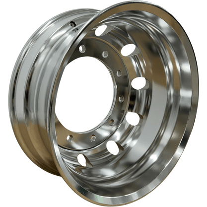 Jogo 4 Rodas Aluminio 22,5x8,25 Dianteiro Traseiro GT2 Borda Larga Ital