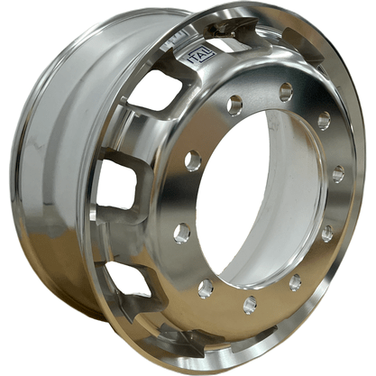 Jogo 4 Rodas Aluminio 22,5X8,25 Speedline Dianteiro Borda Larga Ital