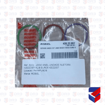 Jogo Anel Unidade Injetora Iveco Euro 5 5577504132034 Robiel