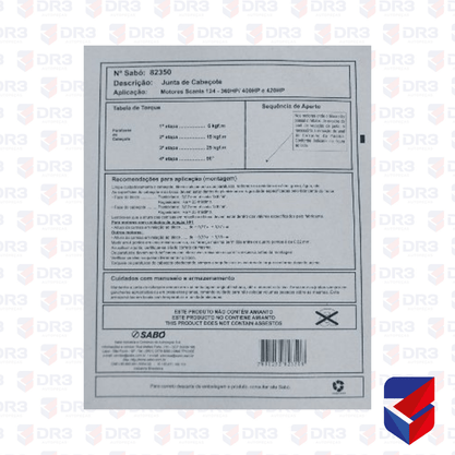 Jogo Junta Retificacao Scania P G R 1725112 79312 Sabo